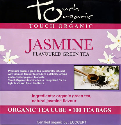 Touch Organic China Organic Tea Cube, Jasmine Green Tea