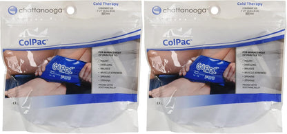 Chattanooga ColPac - Reusable Gel Ice Pack - Black Polyurethane - Standard - 10 in x 13.5 in - Cold Therapy - Knee, Arm, Elbow, Shoulder, Back - Aches, Swelling, Bruises, Sprains, Inflammation
