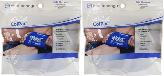 Chattanooga ColPac - Reusable Gel Ice Pack - Black Polyurethane - Standard - 10 in x 13.5 in - Cold Therapy - Knee, Arm, Elbow, Shoulder, Back - Aches, Swelling, Bruises, Sprains, Inflammation