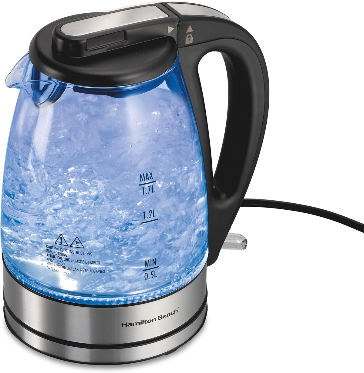 Hamilton Beach 1.8 Liter Electric Tea Kettle, Water Boiler & Heater