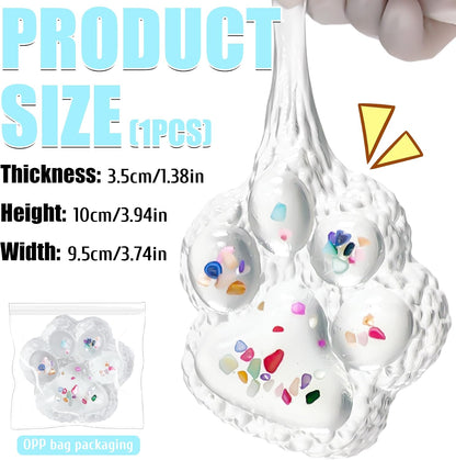 3Pcs Textured Stress Balls, Soft Sensory Fidget Toys Ball for Adults Kids