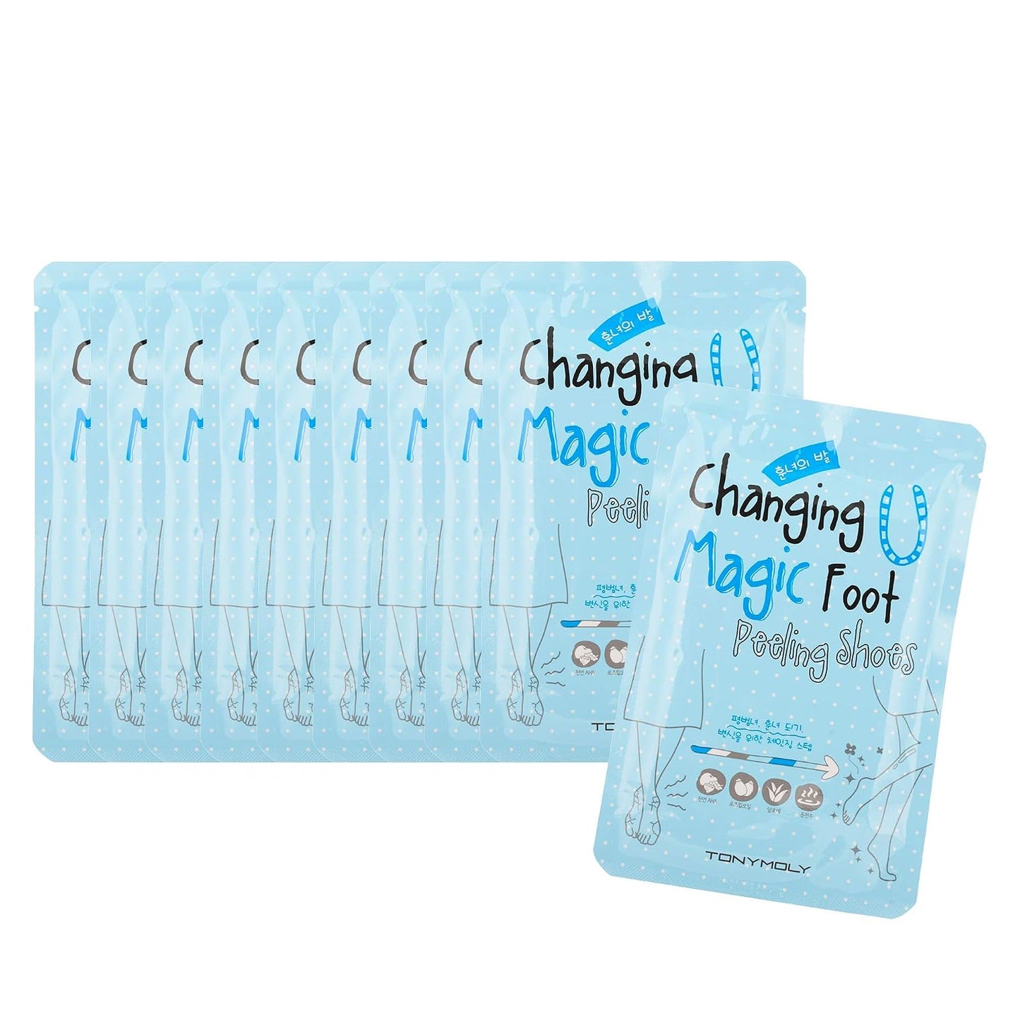TONYMOLY Changing U Magic Foot Peeling Shoes