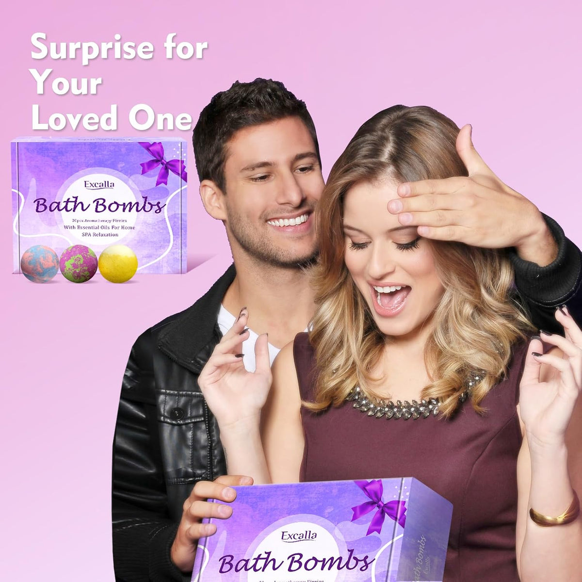Bath Bombs for Women Gift Set, 15 Pcs Handmade Bubble Bathbombs, Shea & Coco Butter Dry Skin Moisturize, SPA Relaxing Gifts for Women & Men, Her, Girls, Wife, Birthday