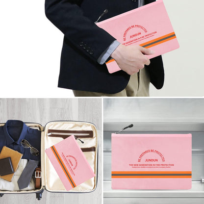 JUNDUN Fireproof Document Bags,14.2”x 10.0”Waterproof Fireproof