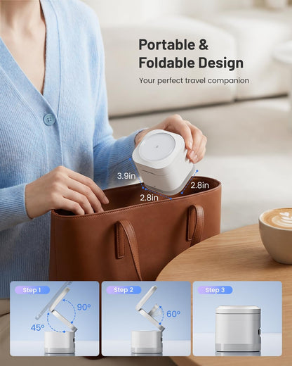 3-in-1 Magnetic Wireless Charging Station, Foldable Charger Stand