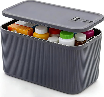 Medication Lock Box,Small Lockable Storage Box with Combination Code for Phone,Medicine Safe,Food, Home,Refrigerator,Office,Personal Items,Travel,Gift
