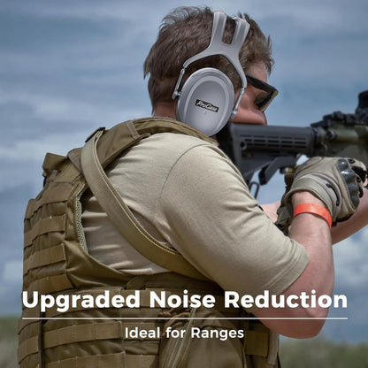 ProCase Extra Large SNR 37dB Noise Cancelling Headphones NRR 30dB Ear Muffs | Hearing Protection for Adults Noise Reduction, Wide Size Adjustment and Comfortable