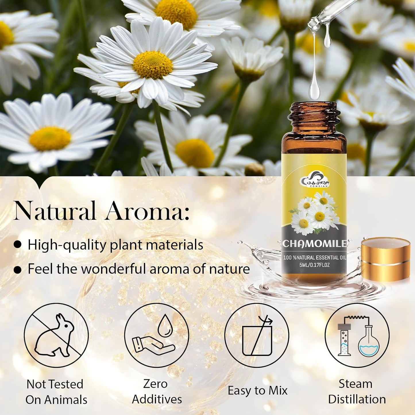 Essential Oil Set, 32 Pcs Fragrance Aromatherapy Oils for Skin, Diffusers, Home Care, Humidifier Laundry, Candle Making - Tea Tree, Sandalwood, Lavender, Vanilla, Eucalyptus and More(5mL)