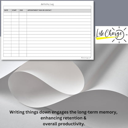 Life Charge Weekly Planner Notepad for Work & Home, Weekly To Do List Pad with Daily Checklist, Priority & Notes, 60 Pages, 8.5 x 11 Letter, Landscape