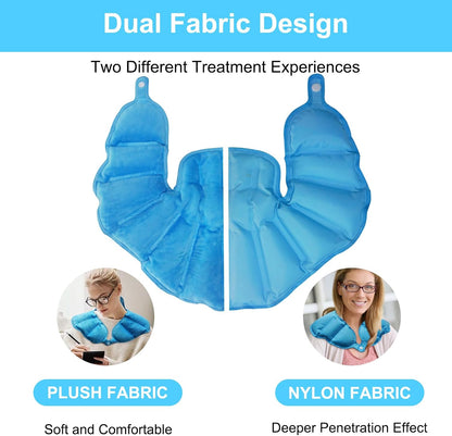Shoulder Ice Pack Rotator Cuff Cold Therapy Wraps, Reusable Shoulder Arm Gel Pack Hot Cold Compress Pain Relief for Injuries, Recovery After Surgery, Tendonitis, Shoulder Wrap for Left Right Shoulder