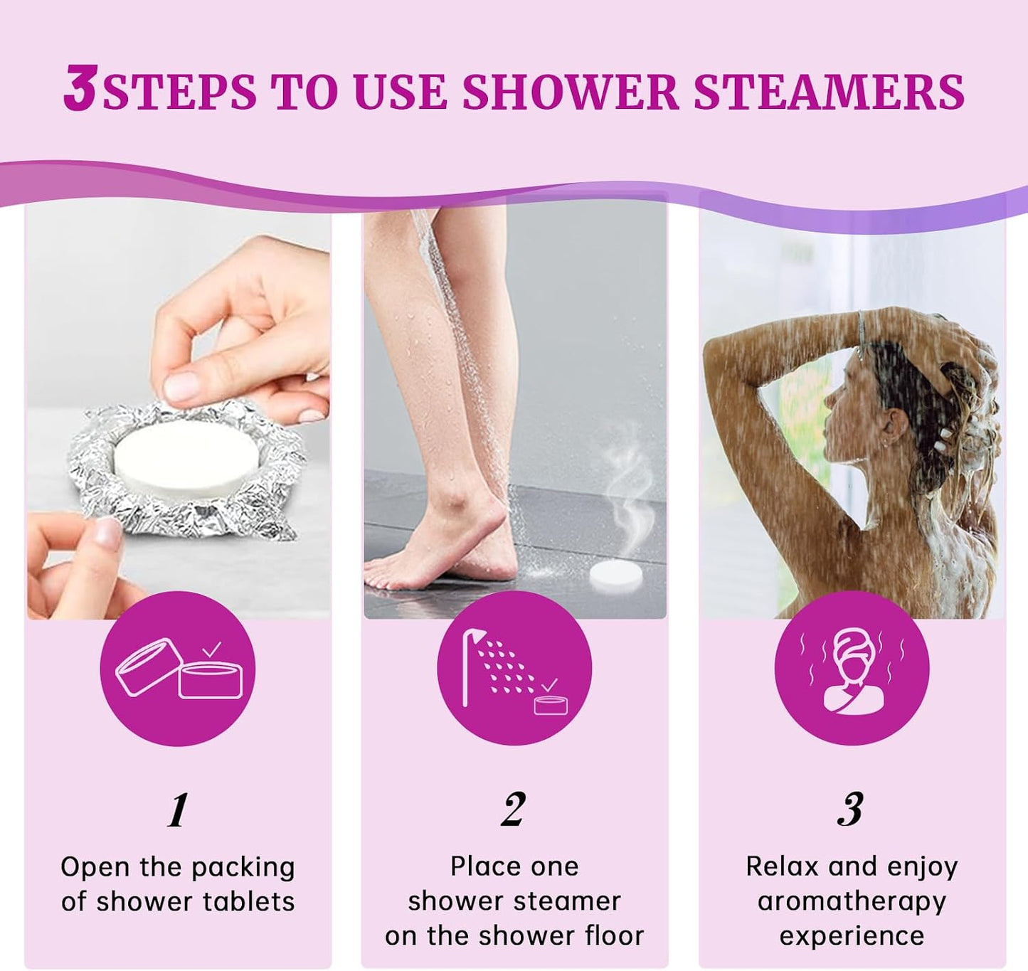 18-Pack Shower Steamers Aromatherapy, Self Care Birthday Gifts for Women Men, 6 Scented Organic Shower Bombs with Natural Essential Oils Relaxation Home SPA, Travel Essentials, Appreciation Gifts