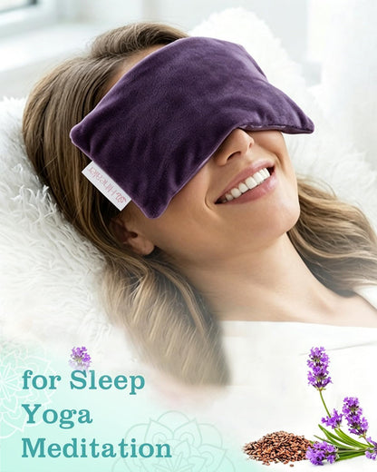 Hihealer Weighted Eye Mask for Sleeping, Lavender Eye Pillow for Spa Yoga