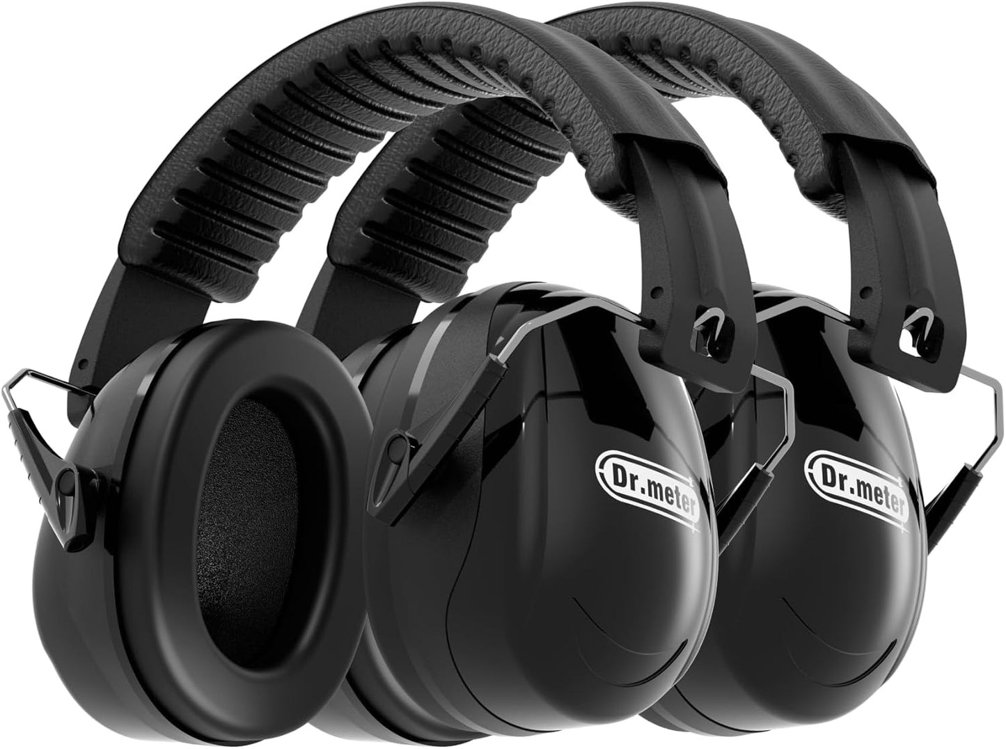 Dr.meter Ear Protection Ear Muffs, Noise Cancelling Headphones for Adults Kids 31dB Earmuffs for Noise Reduction, Hearing Protection for Shooting Gun Range, Mowing, Monster Jam, Sensory, Fireworks