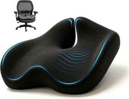 Pressure Relief Seat Cushion for Tailbone Pain, Sciatica & Coccyx Pillow