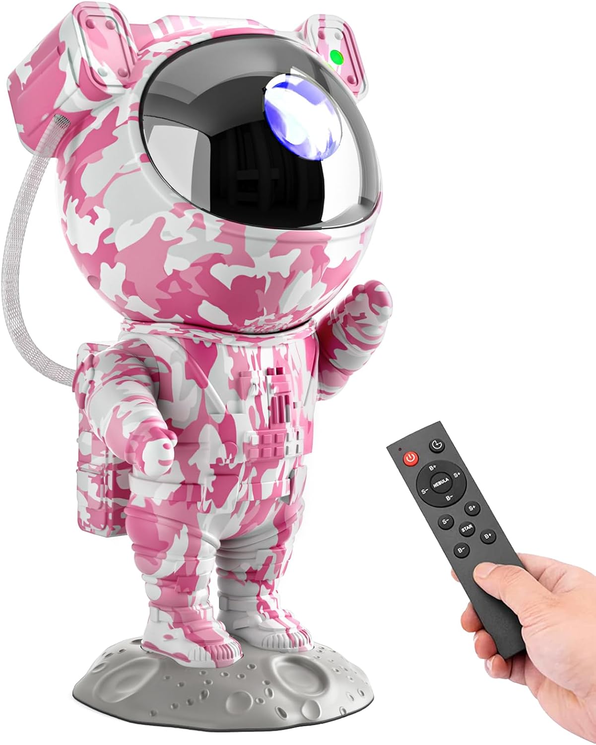 Star Projector Galaxy Night Light - Astronaut Space Projector, Starry Nebula Ceiling LED Lamp with Timer and Remote, Kids Room Decor Aesthetic, for Christmas & Birthdays