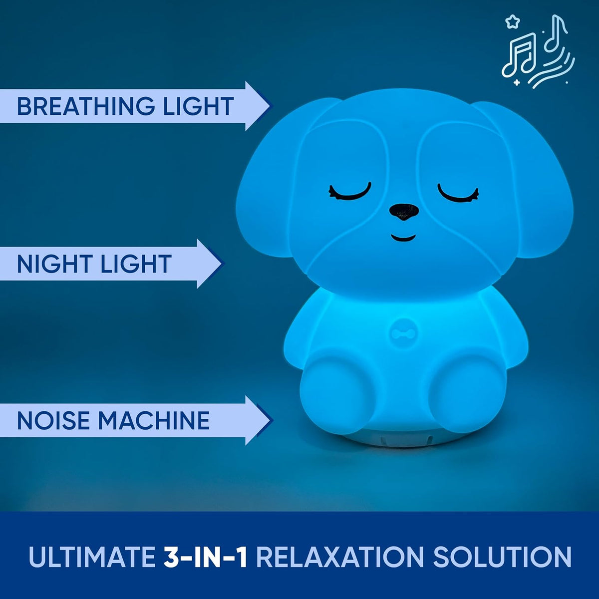 Rainlax Mindfulness Breathing Kitty, 4-7-8 Guided Visual Meditation Light