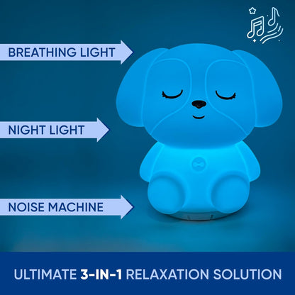Rainlax Mindfulness Breathing Kitty, 4-7-8 Guided Visual Meditation Light