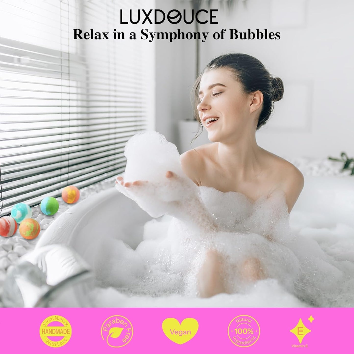 48 Pack Bath Bombs Gift Set for Women, Mother’s Day Gift for Mom
