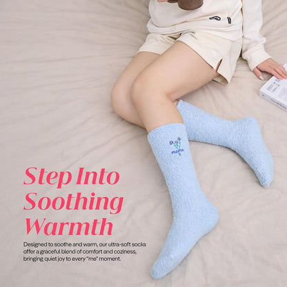 COOLMATE Fuzzy Socks for Women Gift Box – Cozy Soft Cloud Socks for Spa Home, Mother’s Day Gifts for Mom Grandma