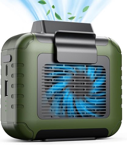 Portable Waist Under Shirt Fan, 23H Working Time, 6200 RPM Strong Airflow