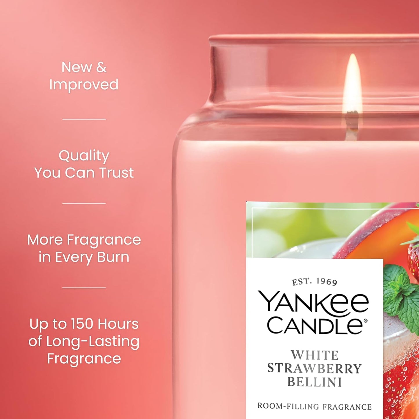 Yankee Candle Pink Sands Scented Candle, 22oz Large Jar