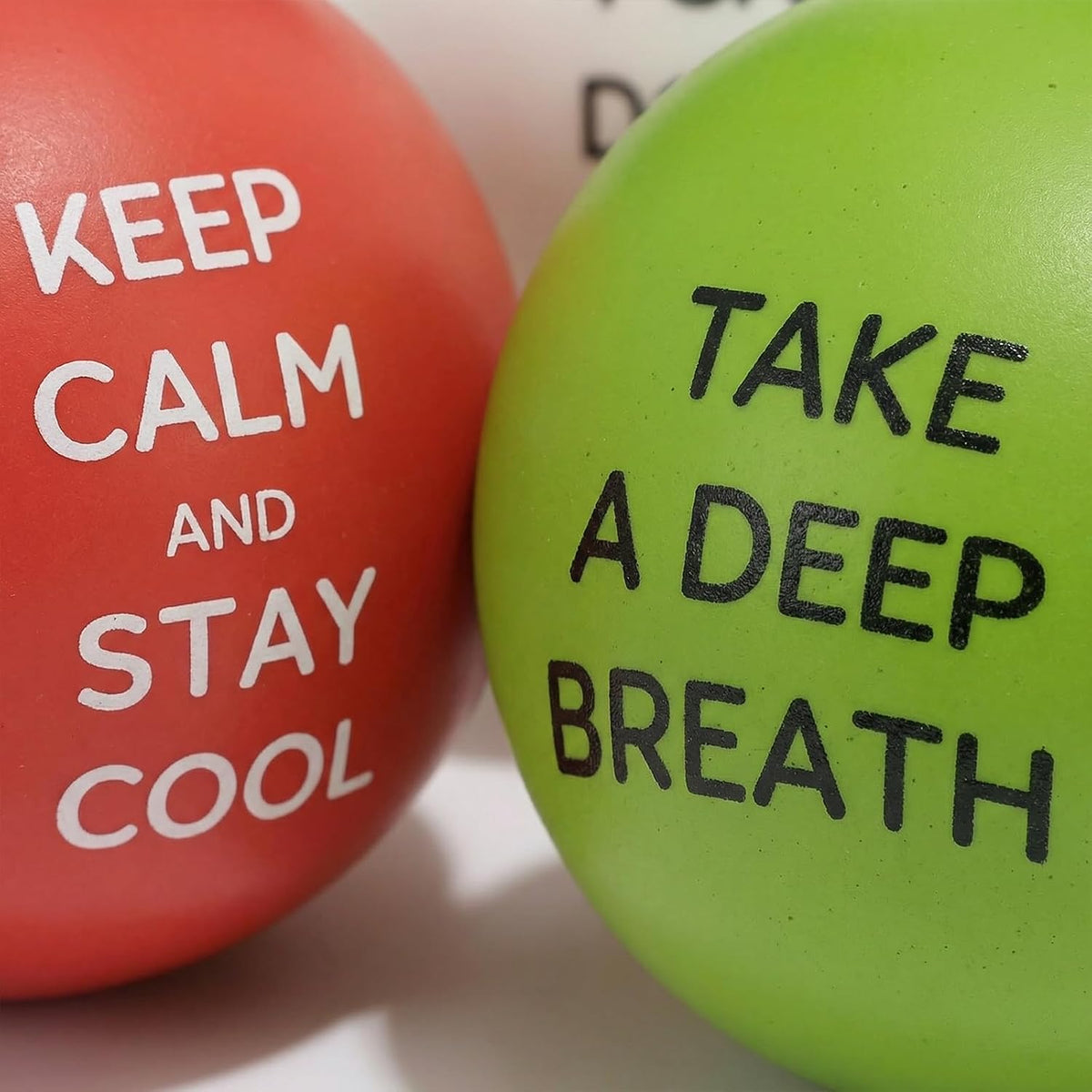 4 Pcs Motivational Stress Balls for Adults, Anxiety Relief Set