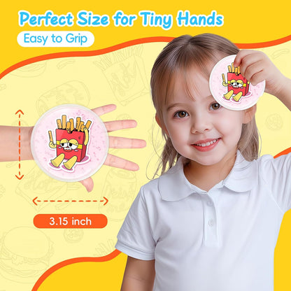 Small Ice Packs, 6 Pcs, Reusable Mini Gel Cold Packs for Injuries, Hot Cold Compress for Kid's Boo Boos, Headaches, Wisdom Teeth, Breastfeeding, Pain Relief, Fever, Mosquito Bite, First Aid 3" X 4.5"