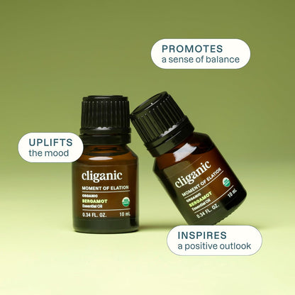 Cliganic Organic Lavender Essential Oil - 100% Pure Natural Undiluted, for Aromatherapy Diffuser | Non-GMO Verified - Colors A