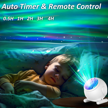 Northern Lights Projector, LED Night Light Aurora Projector with Timer and Remote, Room Decor, Gifts for Kids, Adults, Christmas, Birthday