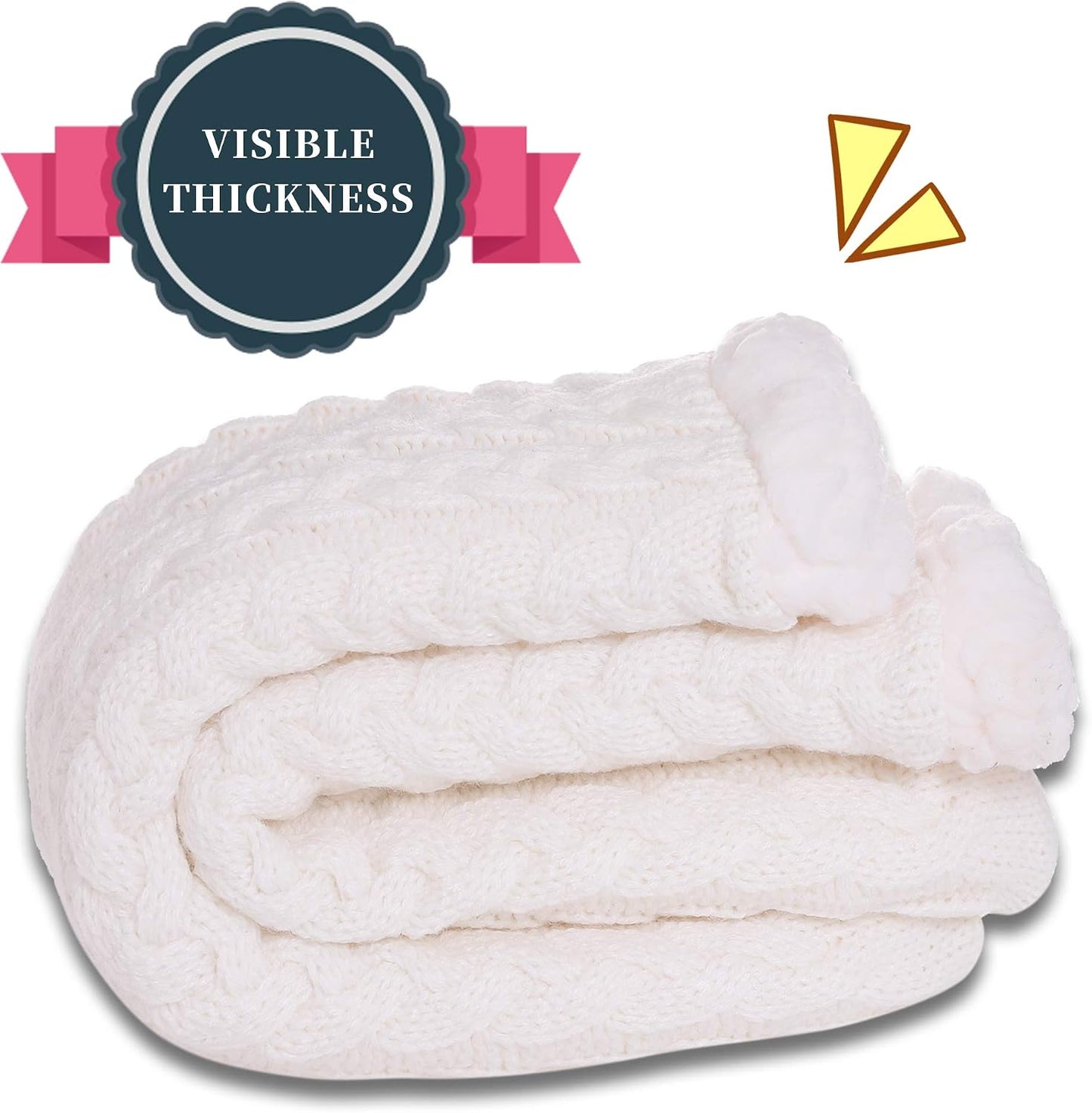 SDBING Women's Winter Super Soft Warm Cozy Fleece Lined Fuzzy Slipper Socks with Grippers