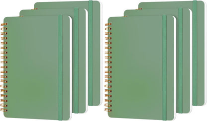 Utron 3 PCS Small Spiral Notebook 5x7, Notebooks for Note Taking, Morandi Spiral Journal Notebook, Work Notebook Small Notebooks 5x7 with Strap, Cute Notebooks for Women 70 Sheets/Note Books