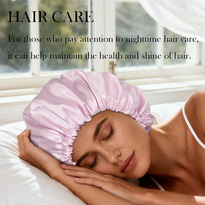 Satin Bonnet Double Layer Silk Bonnet for Sleeping Women for Natural Curly