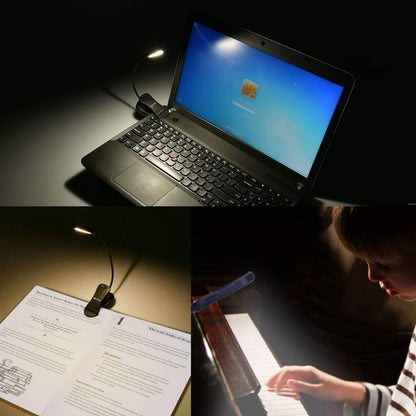 Rechargeable Book Light: Clip on LED Book Light for Reading in Bed - Adjustable 3 Color 3 Brightness - 60 Hours Eye Care Reading Lamp-Lightweight & Portable for Bed &Travel (Black)