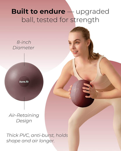 Pilates Kit for Women – Home Pilates Equipment Set with Ring, Ball & Resistance Bands | Pilates Starter Kit with Accessories in Gift Box