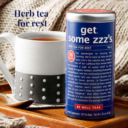 The Republic of Tea Be Well Get Some Zzz's No. 5 Herbal Tea, 36 Count