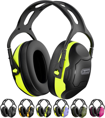 Dr.meter Ear Protection Ear Muffs, Noise Cancelling Headphones for Adults Kids 31dB Earmuffs for Noise Reduction, Hearing Protection for Shooting Gun Range, Mowing, Monster Jam, Sensory, Fireworks