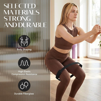 Pilates Kit, 13.5" Pilates Ring with Mini Ball & Resistance Bands
