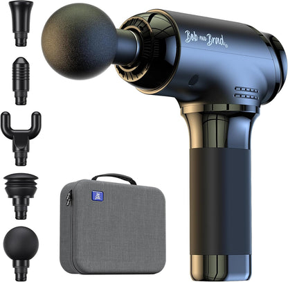 BOB AND BRAD T2 Pro Massage Gun with Heat and Cold, Deep Tissue Percussion Massager Gun for Pain Relief, Muscle Massager, Electric Back Massagers for Professional Athletes Runner