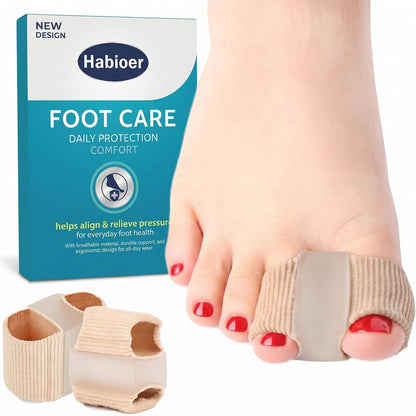 Bunion Corrector, Toe Separators for Women Men Big Toe, Breathable Toe Spacers, Bunion Correction(2PCS)