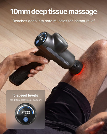 RENPHO Active+ Massage Gun, App-Controlled Guided Courses, Bluetooth