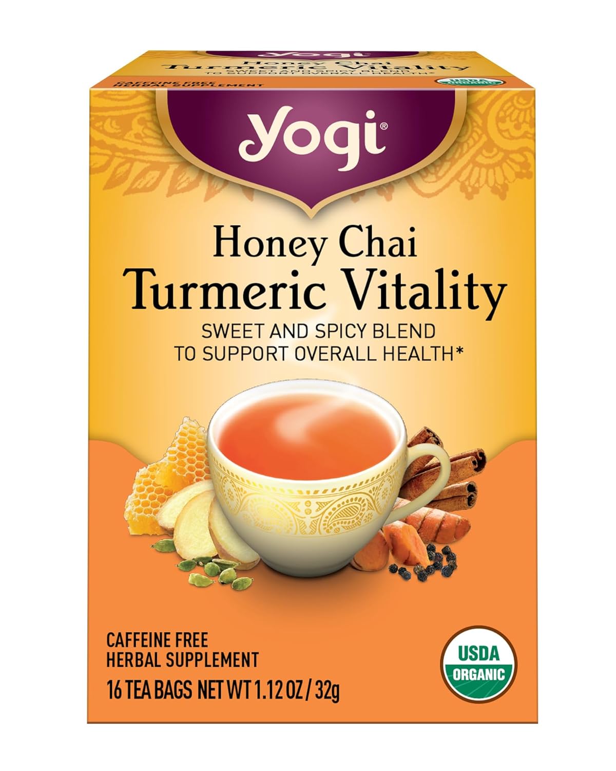 Yogi Tea Lemon Ginger Tea Bags, 16 ct