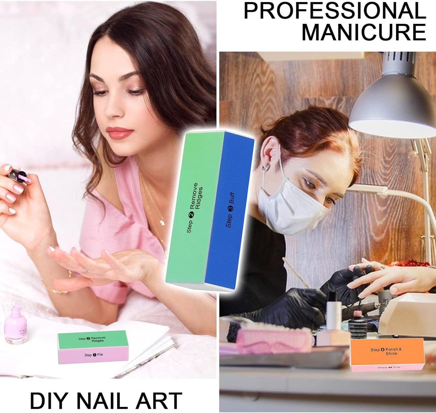 4 Way Shiny Block / 4 Step Buffing Block Shine Nail Buffer