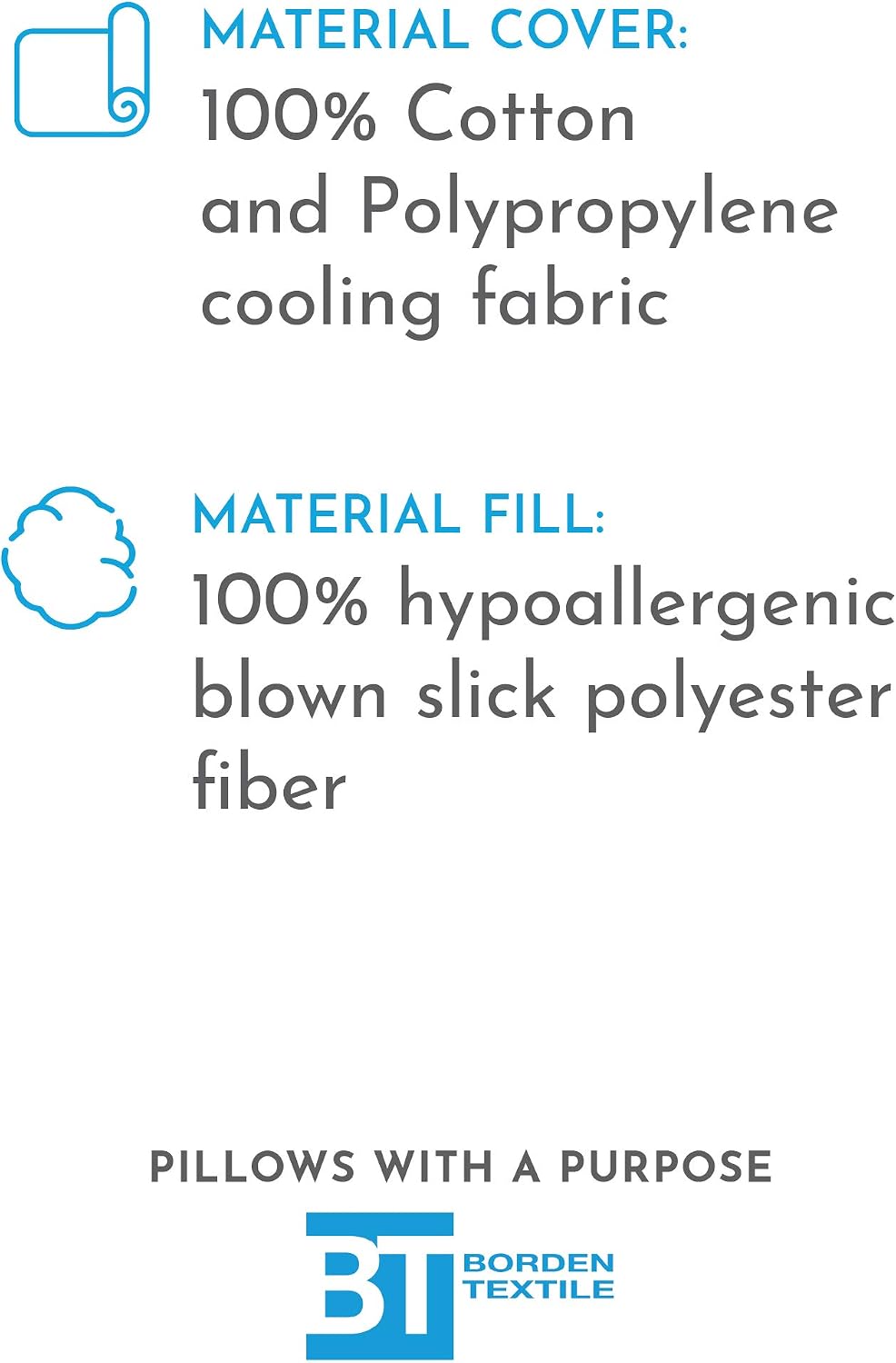 CPAP Pillow by Pillows with a Purpose - Standard Size - Unqiue Design with Contoured Cut-Outs - Hypoallergenic with Cover Included