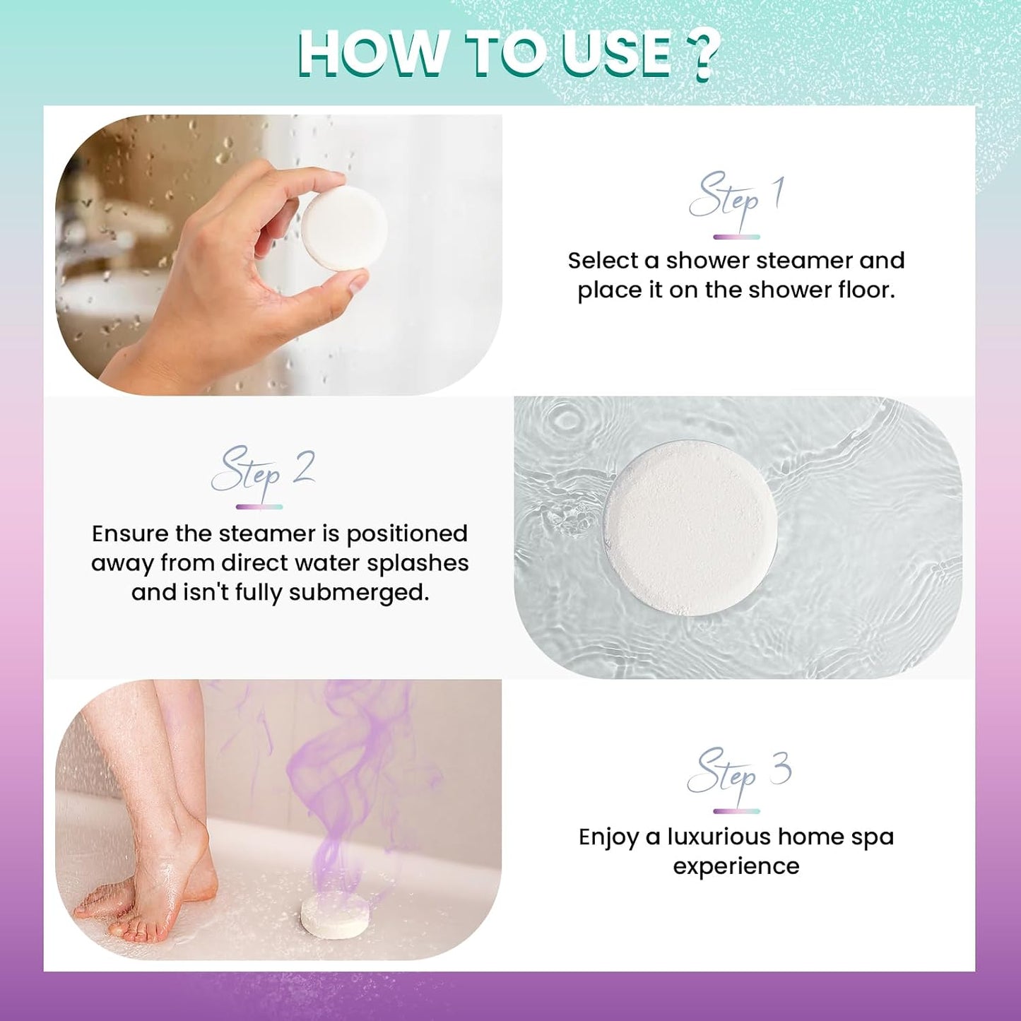 Shower Steamers Aromatherapy 8 Pack - Shower Bombs with Natural Essential Oils, Gifts for Women Mom Wife Men, Birthday Gifts for Women,Self Care, Relaxation, Home Spa, Travel Essentials