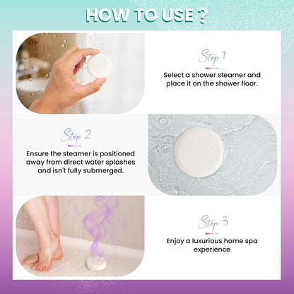 Shower Steamers Aromatherapy 8 Pack - Shower Bombs with Natural Essential Oils, Gifts for Women Mom Wife Men, Birthday Gifts for Women,Self Care, Relaxation, Home Spa, Travel Essentials