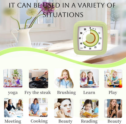 Kids Visual Timer for Kitchen,Classroom,Cooking,Learning,Bedroom,Office, 60-Minute Countdown Pomodoro Timer for Kids with Autism ADHD (Orange Style)