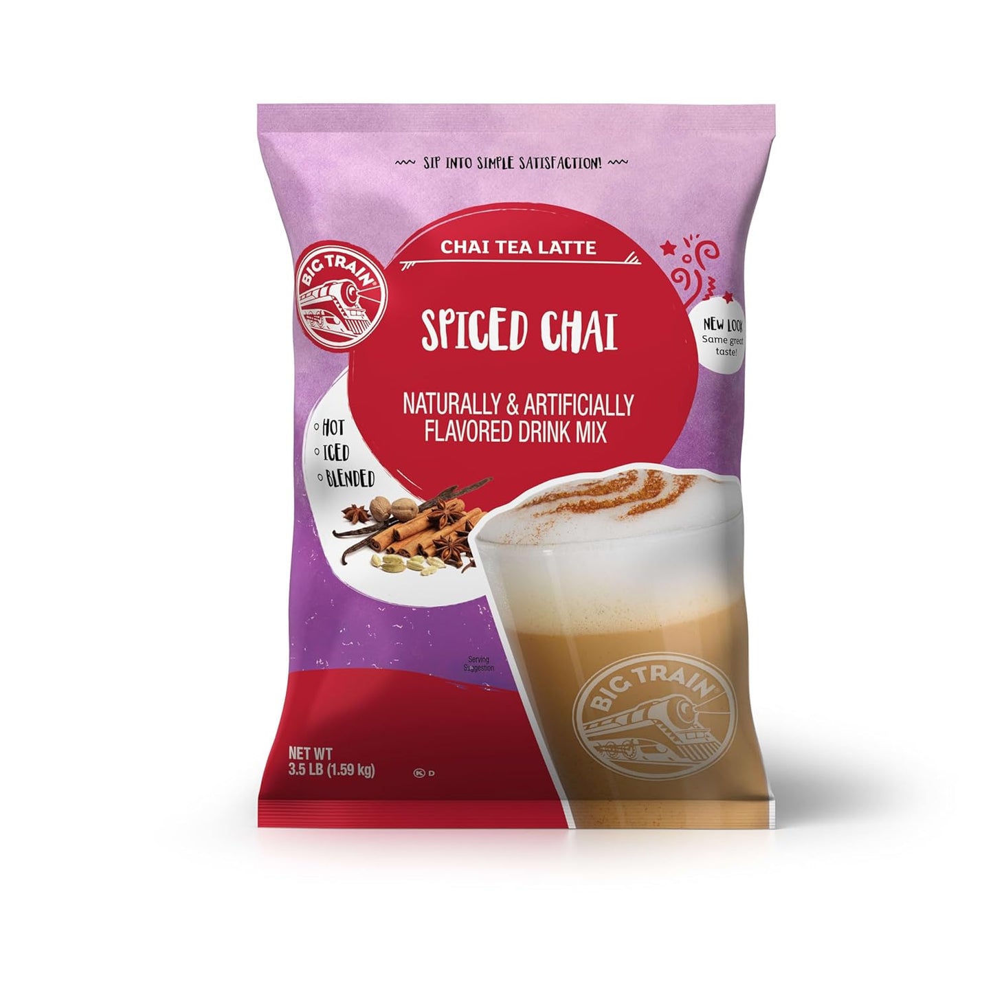 Big Train Vanilla Chai Tea Latte Beverage Mix, 1.9 Pound (Pack of 1)