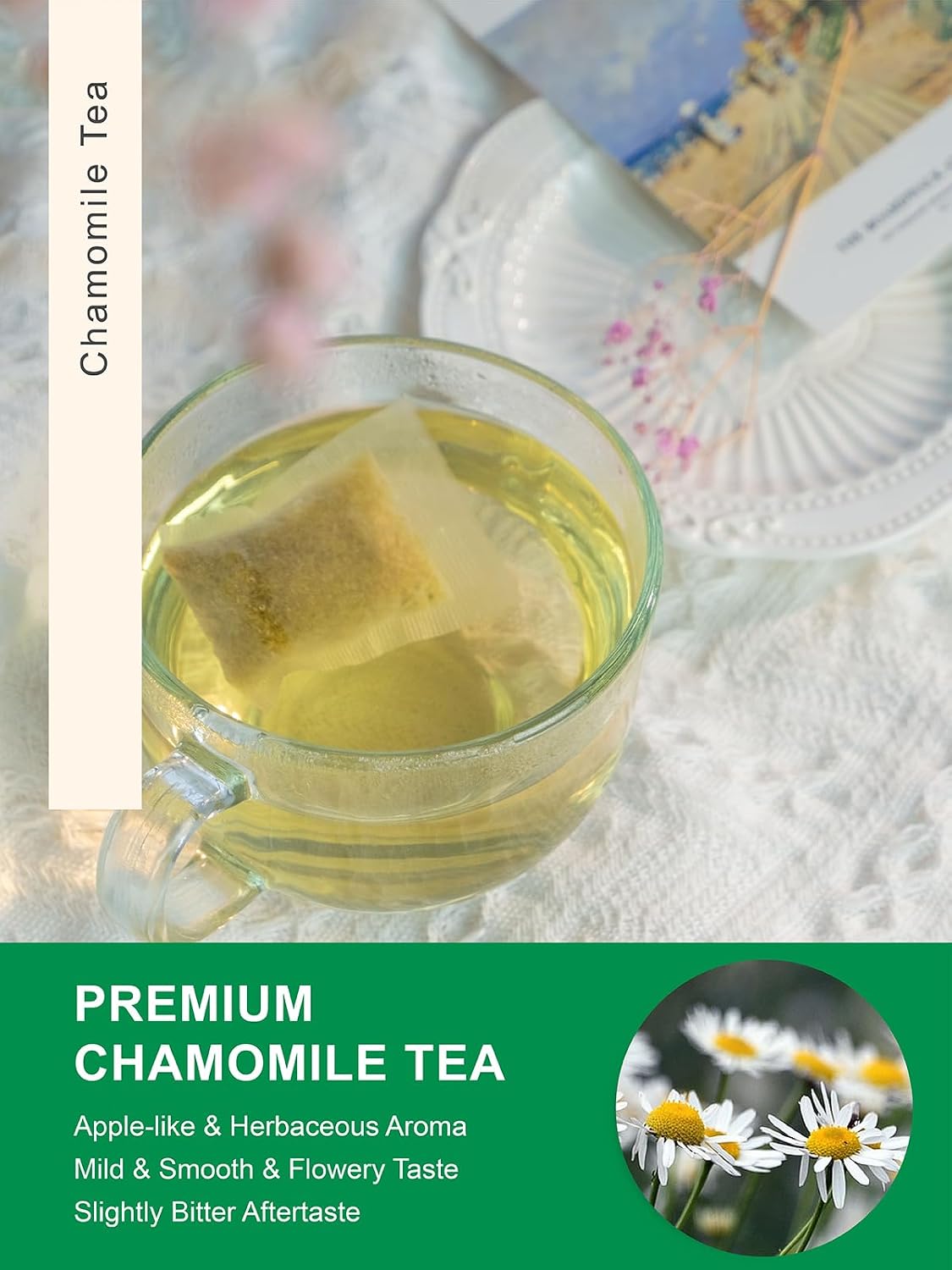 TeeLux Milk Thistle Tea Bags, Natural Milk Thistle Seed Tea, Mild & Mellow Taste, Caffeine Free, 100 Count