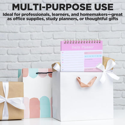 20-Pack Daily Planner Notepads – 5” x 8” Undated To-Do List Notebooks, 30 Sheets Each – PVC Cover & Premium Paper for Office and Home Organization