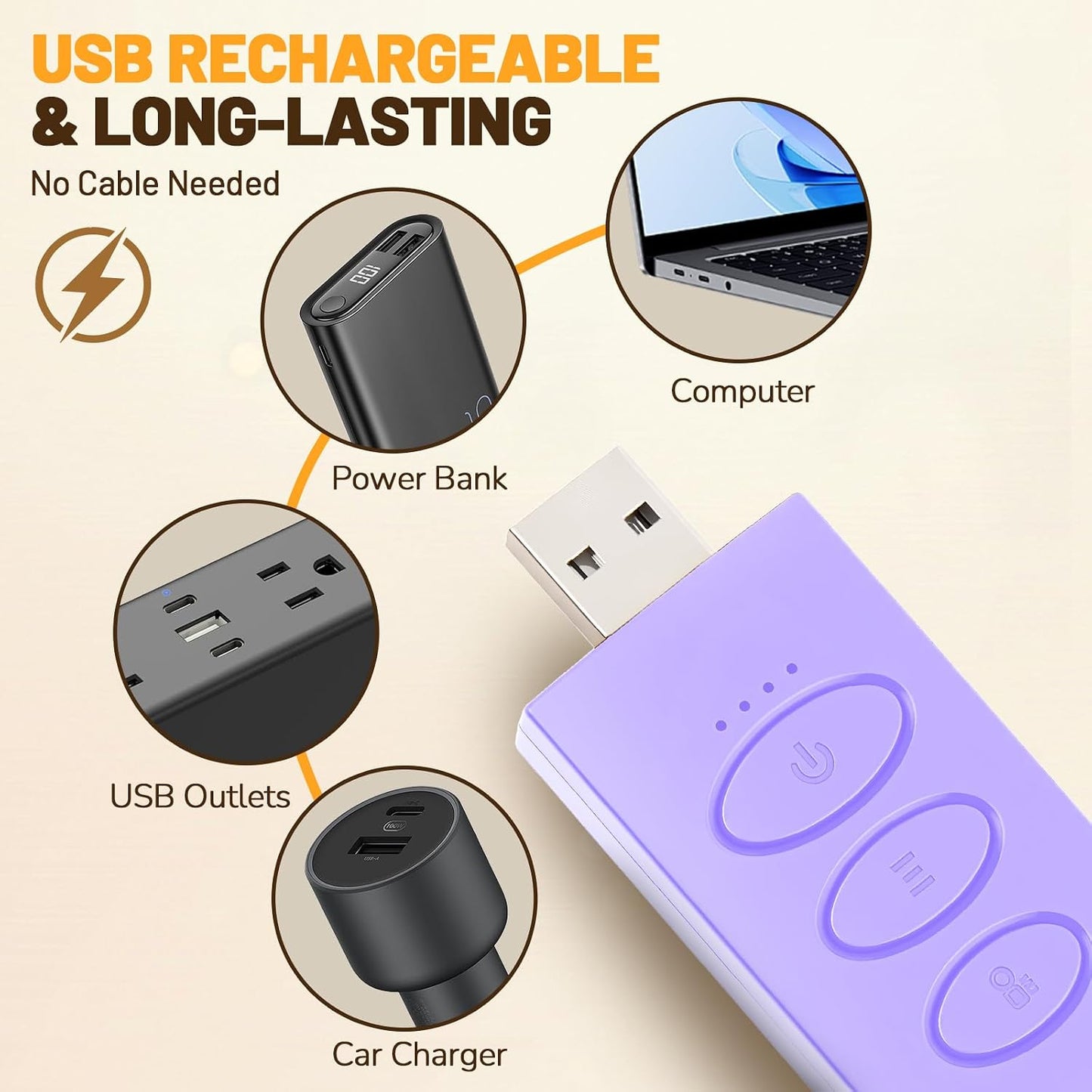 Book Reading Light Rechargeable Clip on Book Lamp with 3 Color Temperatures